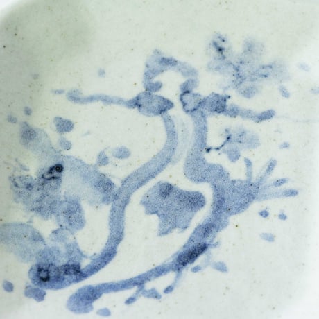 吉田崇昭　染付八角形絵替り皿