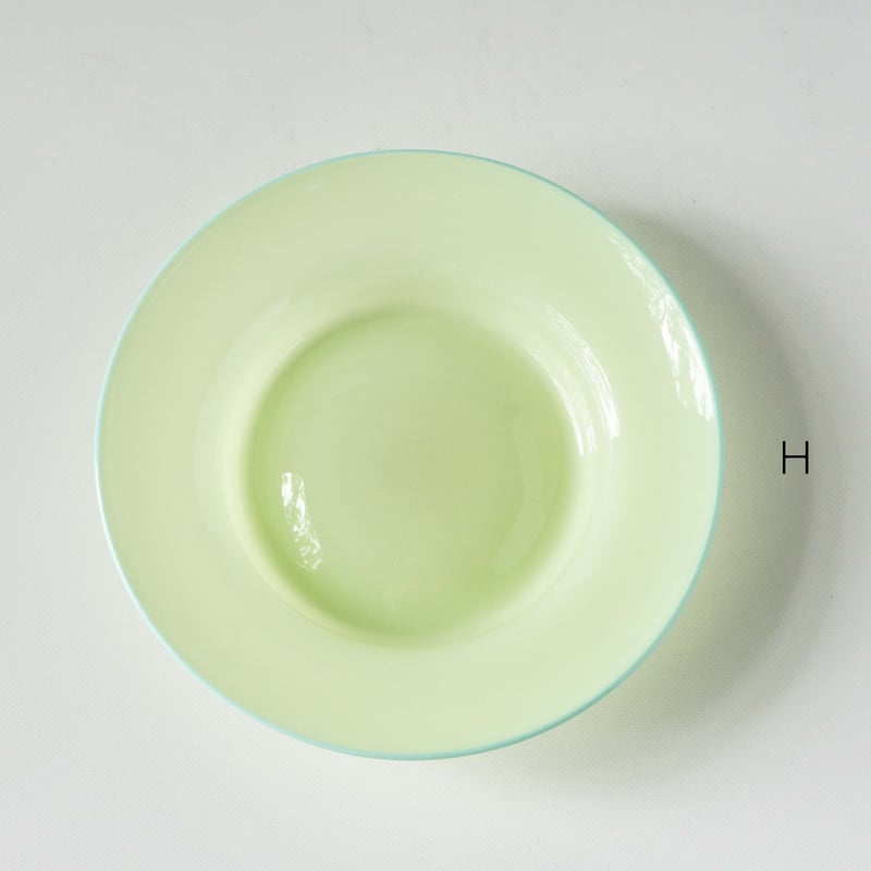 新品！澤田和香奈 さん リム皿 プレート 澤田和香奈 Rim Colors Plate-L(Φ180~185mm) | ぶどうのたね