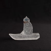 盛國泉　舟にのるネコ