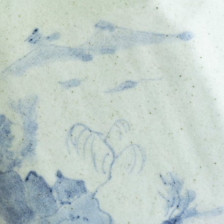 吉田崇昭　染付八角形絵替り皿