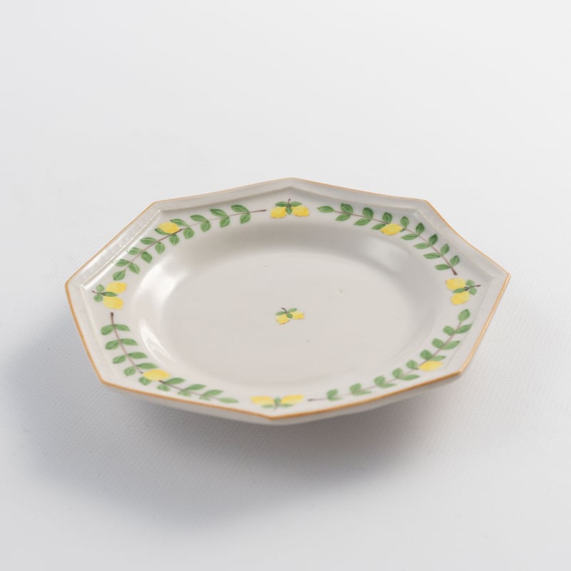 阿部慎太朗 八角深まめ皿（檸檬） | ぶどうのたね