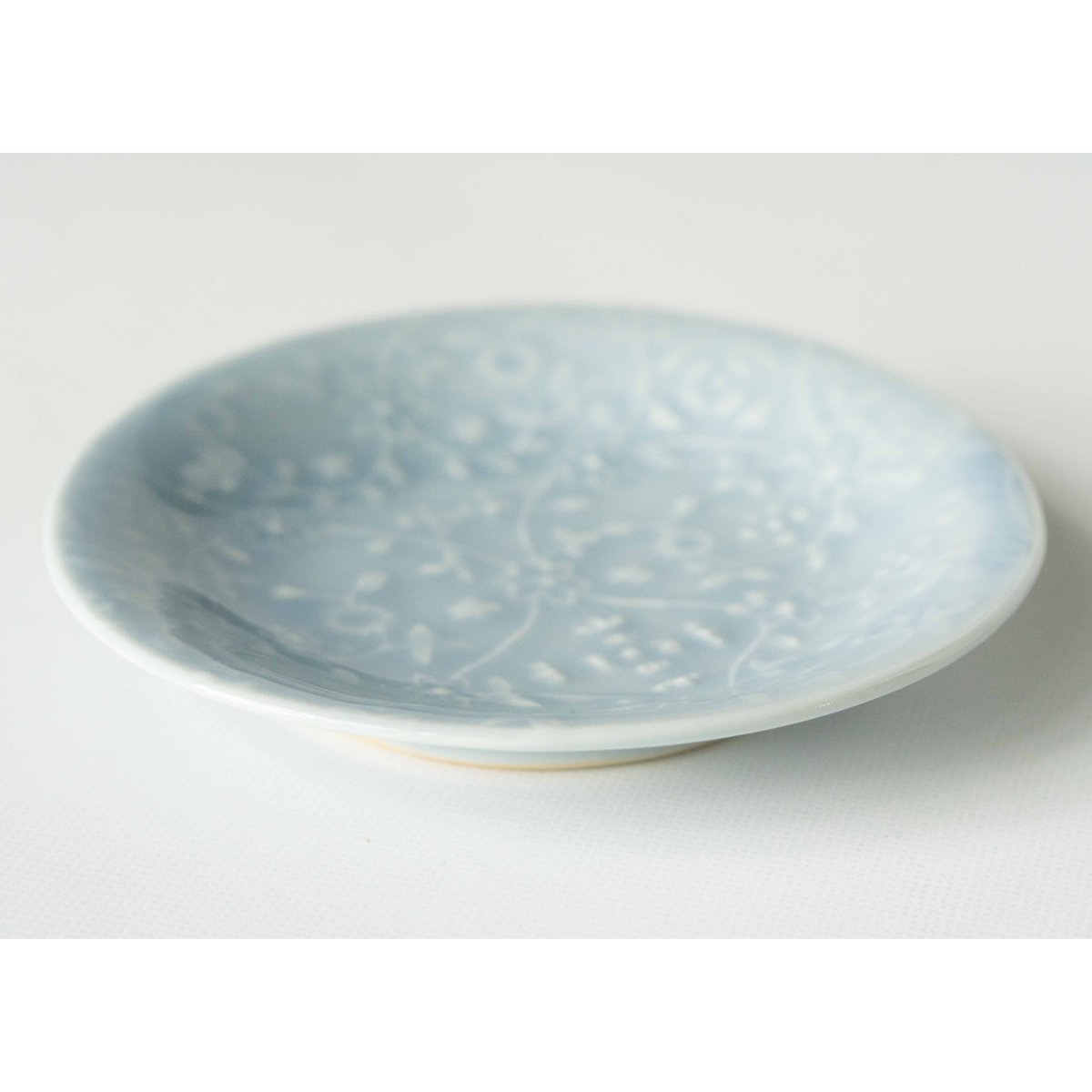 稲村真耶 印刻更紗唐草4寸皿 | ぶどうのたね