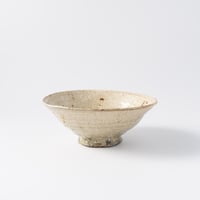 尾形アツシ　荒山粉引平碗