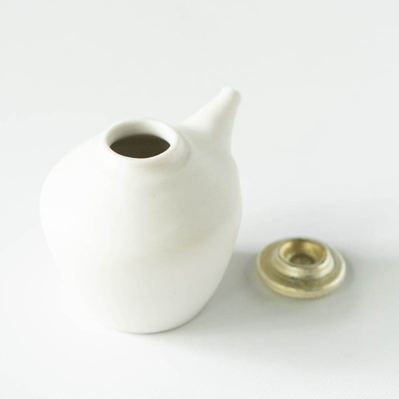 角田淳　醤油差し　新品 角田淳 醤油差し 新 馬場勝文 すず蓋醤油差し | ぶどうのたね