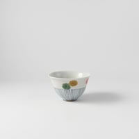 工房あめつち　色絵菊飯碗