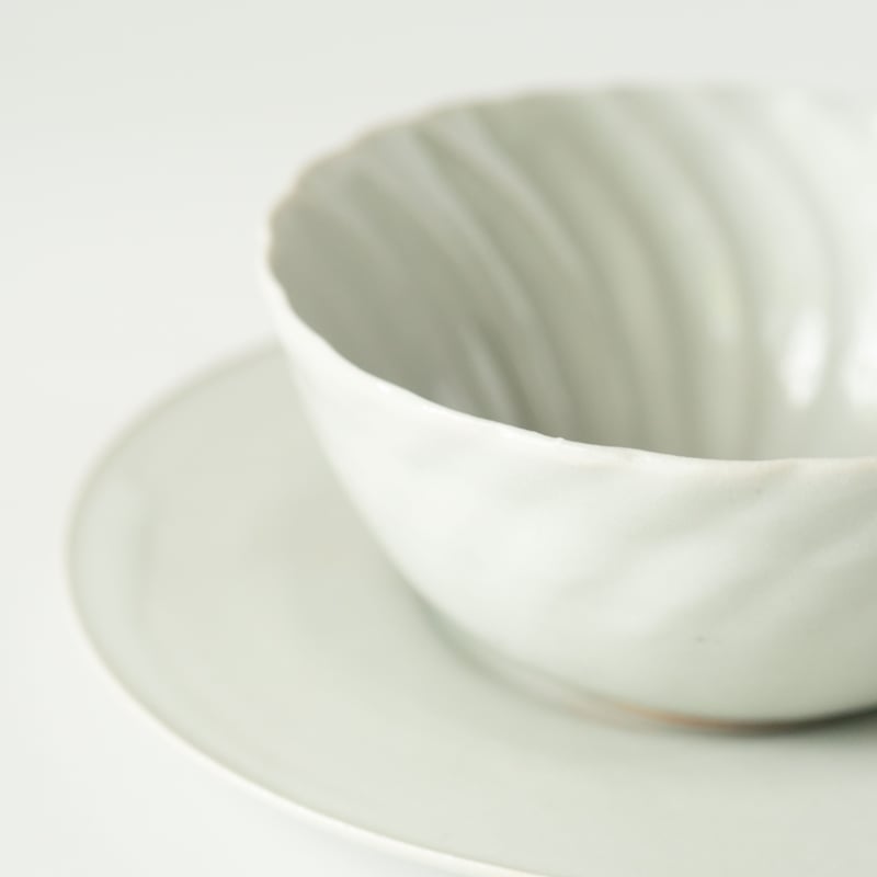 器 作家 食器 2枚セット 安齋新・厚子 鉢 てふてふ 希少 安齋新厚子