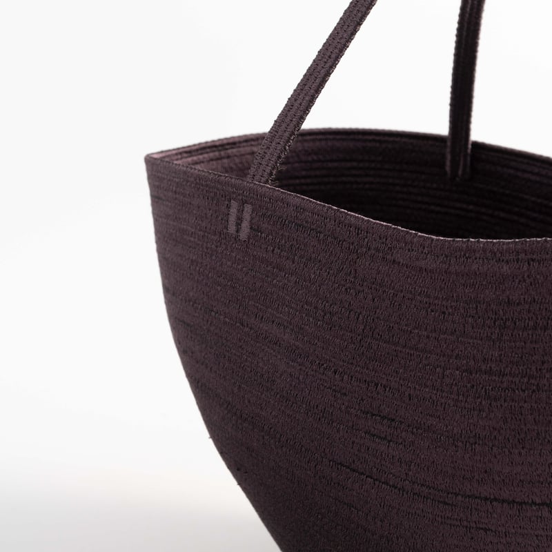 もちさま専用です　カゴバッグ ねこ モチーフ バンカン かごバッグ【Minetpanie ミネットパニエ