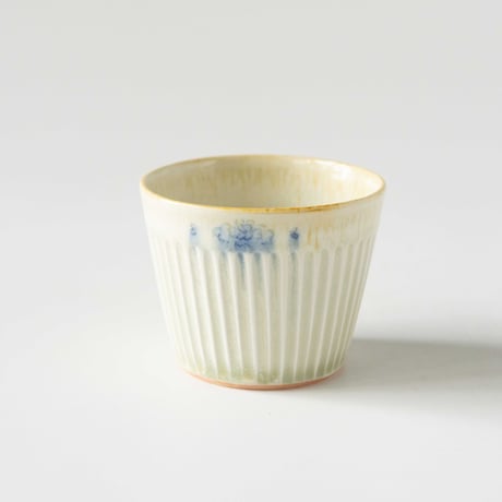 鈴木まどか　彫花紋鎬蕎麦猪口