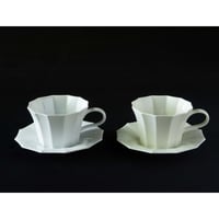 村上雄一×Zelkova Coffee 12角カップ＆ソーサー