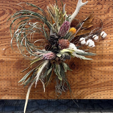 おまかせオーダー　ドライフスワッグ　（Ordermade  Dryflower Swag)
