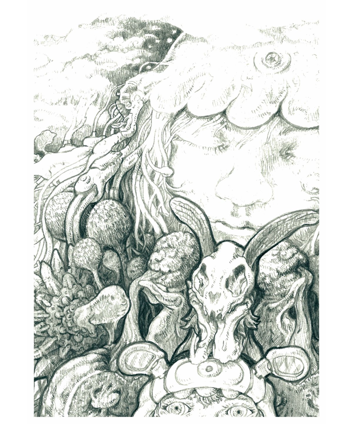 infection 〜感染〜  （鉛筆画） 原画  最終価格 絵画で綴る物語/Love Infection「 第4話 旅立ち」 | LOVE infection