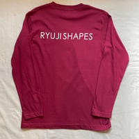 SHOOTS × RYUJISHAPES L/S Tee  (バーガンディ)