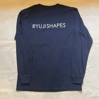 SHOOTS × RYUJISHAPES L/S Tee  (ネイビー)