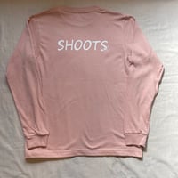SHOOTS × HUBS  L/S Tee  (ダスティピンク)