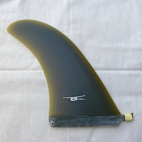 【新品】SHOOTS オリジナル ロングボード フィン  ｟オリーブティント｠9.5