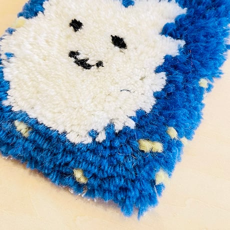 mini rug (しろくま)