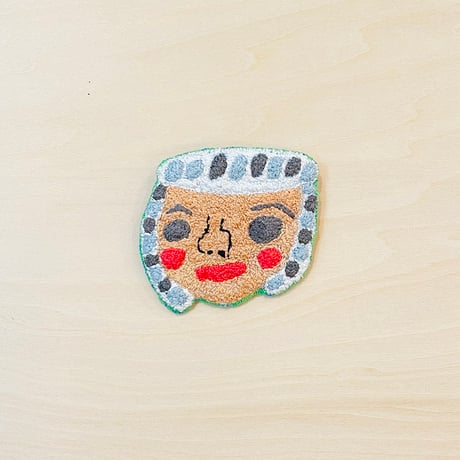 ひょっとこブローチ