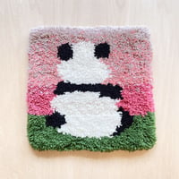 Chair rug (panda)