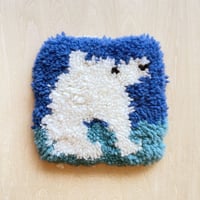 mini rug (white bear)