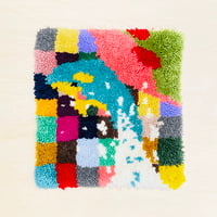 Chair rug (killer whale)