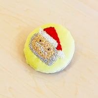 まるまるブローチ（サンタ）