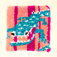 Chair rug (crocodile)