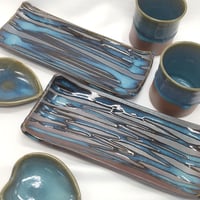 【訳あり品詰め合わせ2】紋様長皿2点＆酎ハイカップ2点＆花びら小皿2点(送料無料)