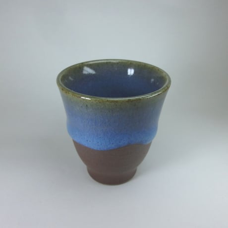 伝統陶器　楢岡焼　お猪口 秋田県のやきもの 楢岡焼の酒器ぐい呑