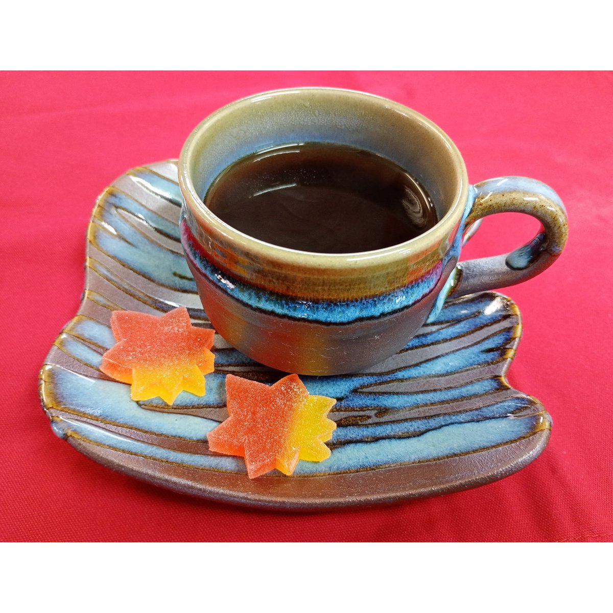 掛け分けコーヒー碗皿 | 楢岡焼オンラインストア