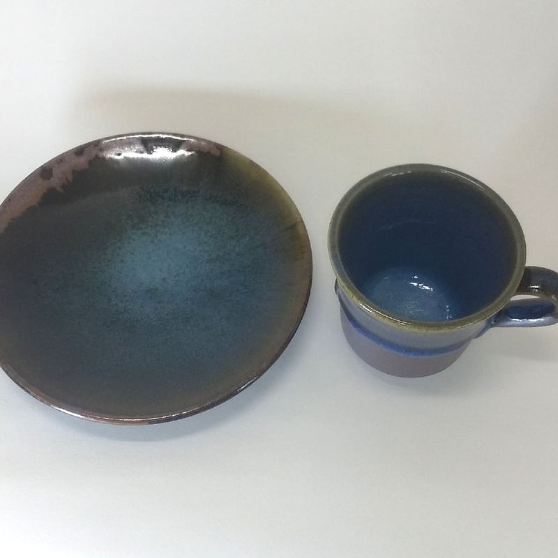 朝顔コーヒー碗皿 | 楢岡焼オンラインストア 朝顔コーヒー碗皿 | 楢岡焼オンラインストア