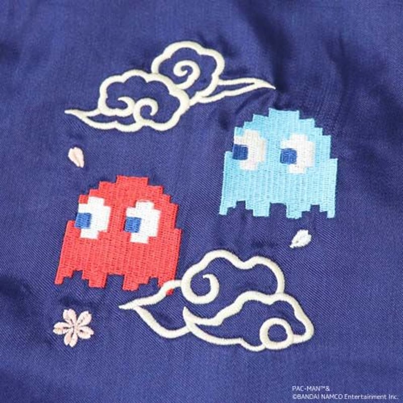 パックマン スカジャン 富士山刺繍 PCM-08 パックマンMAPスカジャン | SUBROLL STORE