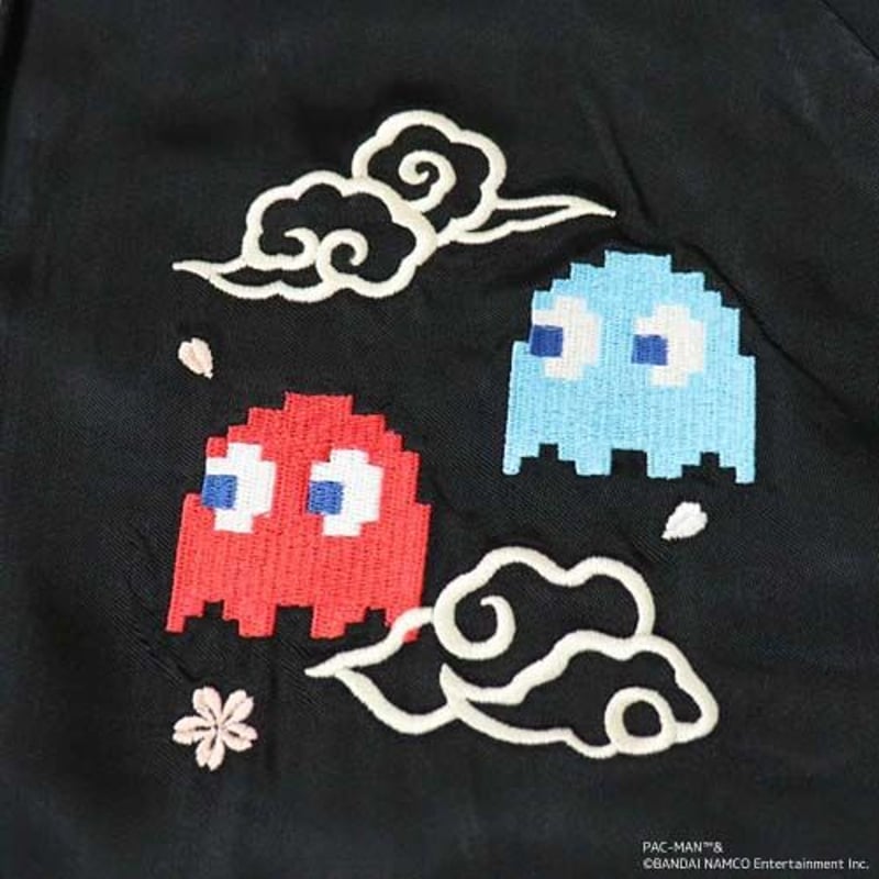パックマン スカジャン 富士山刺繍 PCM-08 パックマンMAPスカジャン | SUBROLL STORE