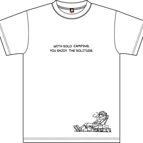 ゆるキャン△Tシャツ LONELINESS IS DELIGHT