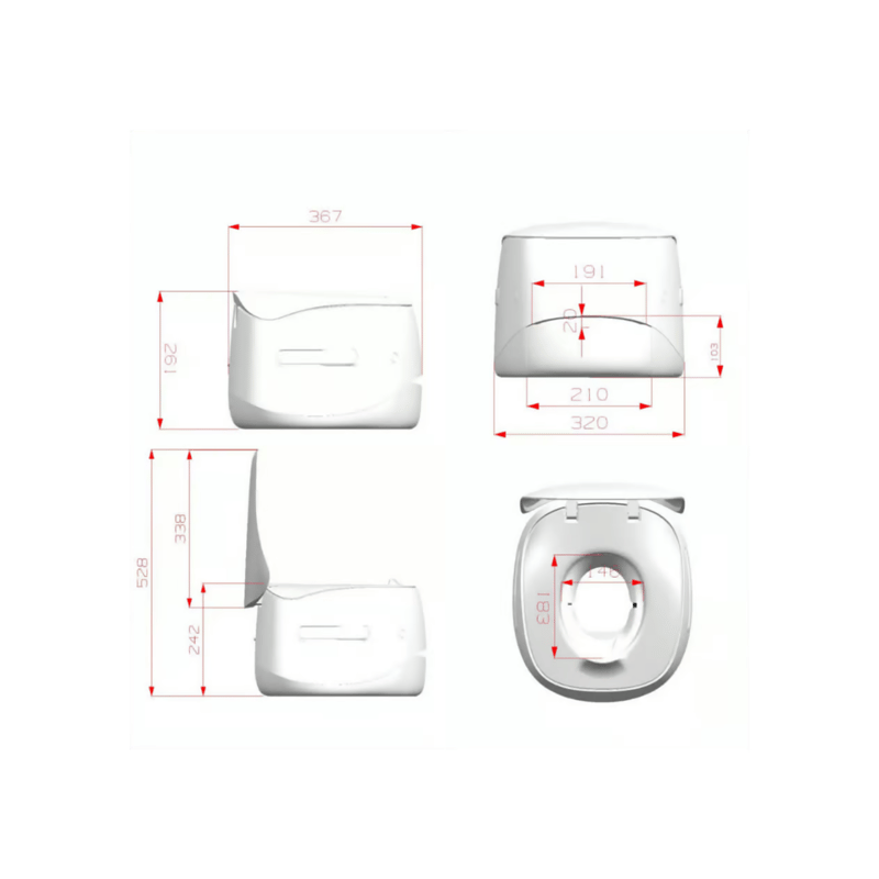 umi さま専用　2025072419 WB-14DM ウォルボックス( プラスチック製防雨ボックス)屋根一