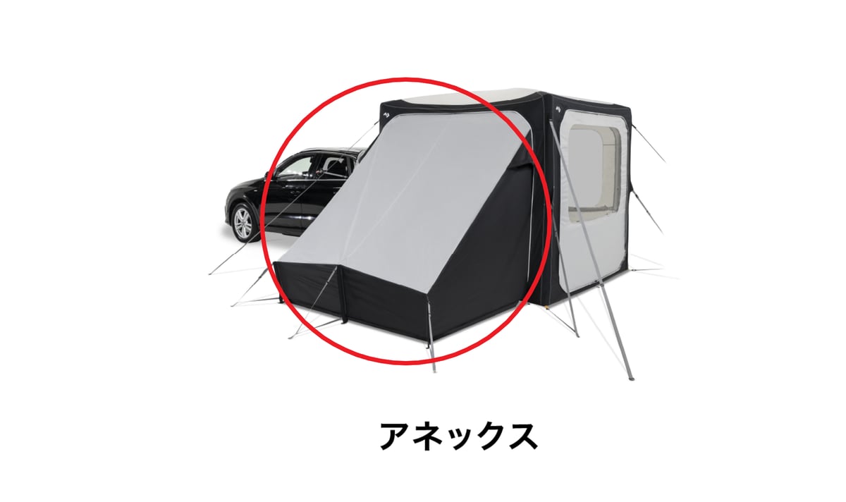 HUB INFLATABLE AWNING VAN SET ハブ インフレータブルオーニ