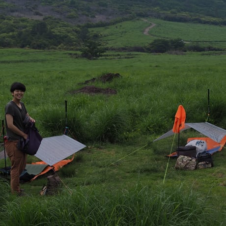 Trapezoid tarp - Minimalism -