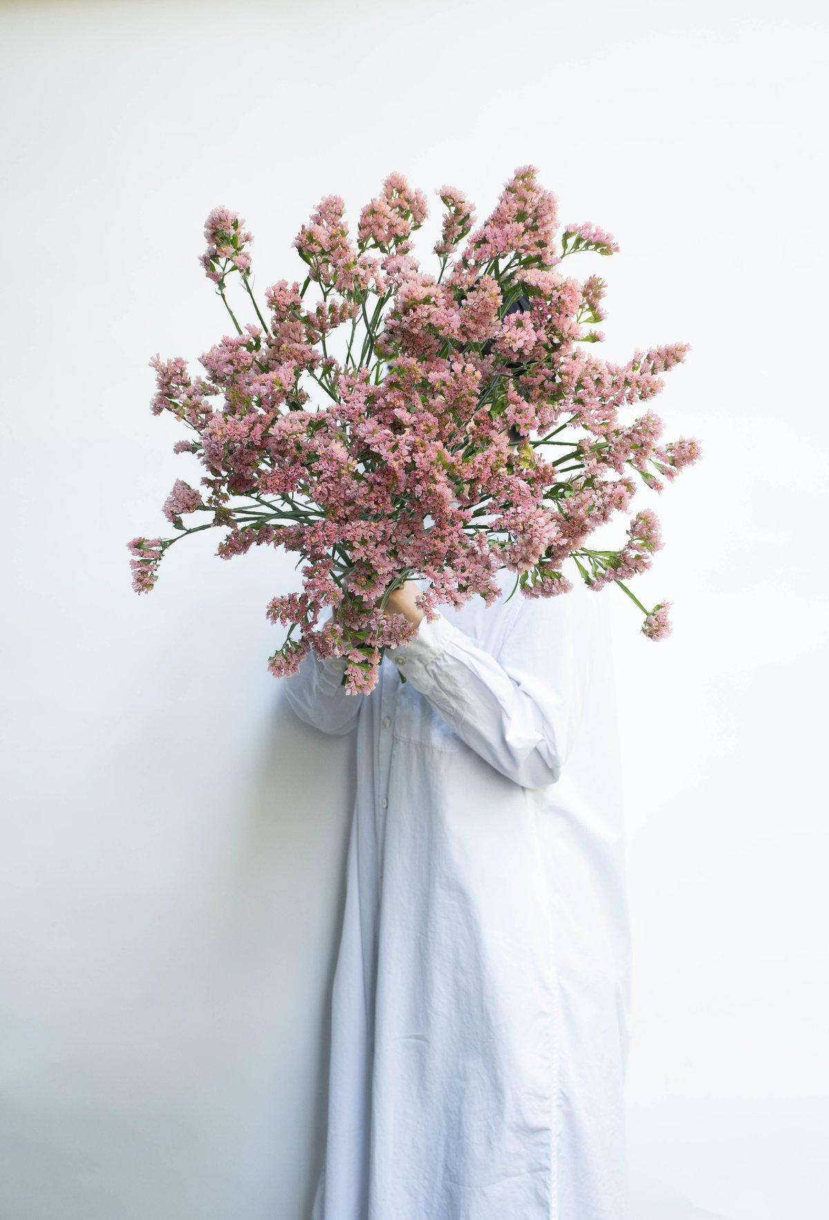 スワッグにもなる2way アンティーク紫陽花と紫のしめ縄飾りスターチス