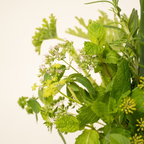 食べられるハーブの花束