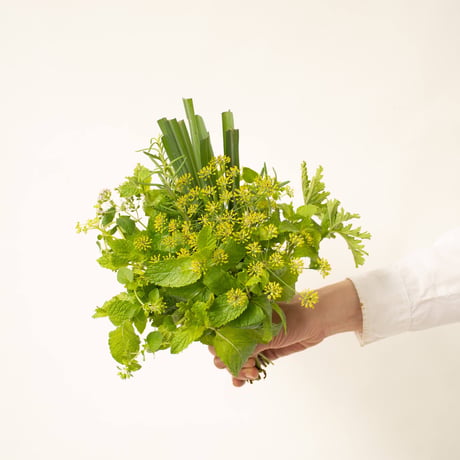 食べられるハーブの花束