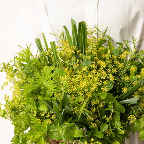 食べられるハーブの花束