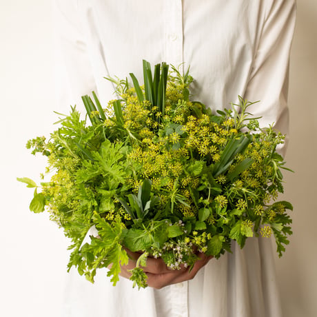 食べられるハーブの花束
