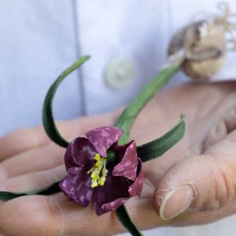 feltico×東京植物図譜「フリチラリアのブローチ＋球根ミックス」