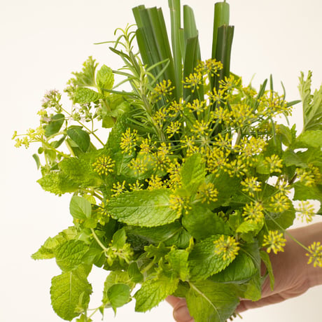 食べられるハーブの花束