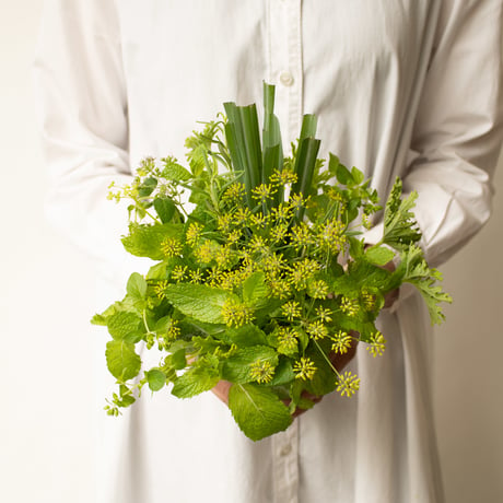 食べられるハーブの花束