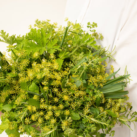 食べられるハーブの花束