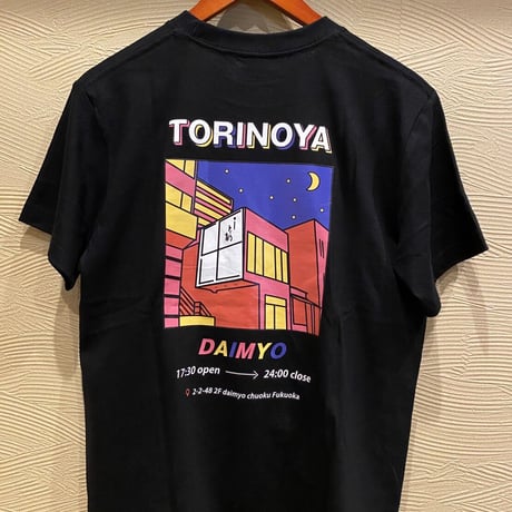 とり乃屋　Ｔシャツ (黒)