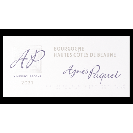 アニェス・パケ ブルゴーニュ オート・コート・ド・ボーヌ ブラン2022 Bourgogne Hautes-Côtes de Beaune Blanc 2022