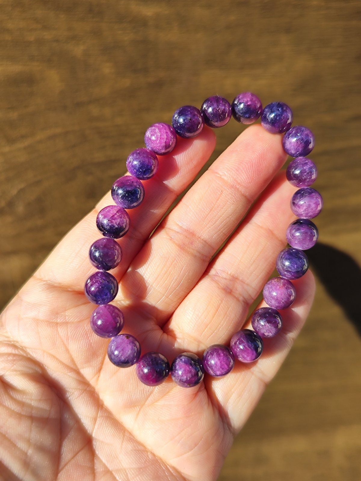 バイカラーサファイア ルビー (花彫り) ブレスレット 【公式通販】