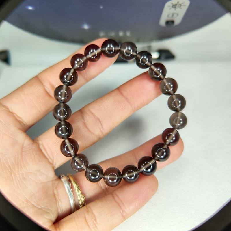 🐥🐉【国産】長野県和田峠産黒曜石ブレスレット | -縁 enishi-