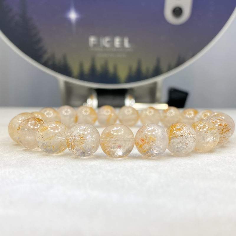 ① レア！！ クォーツインクォーツ 貫入水晶 ゲーサイトインクォーツ